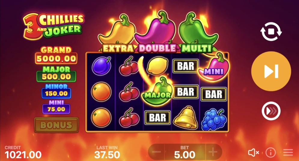3 Chillies and Joker: Hold and Win Slot