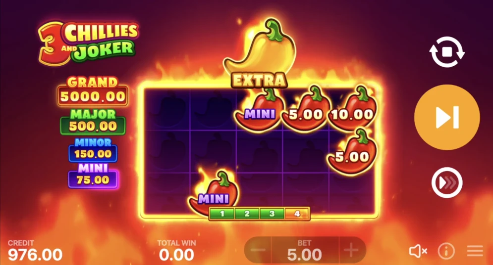 3 Chillies and Joker: Hold and Win Slot